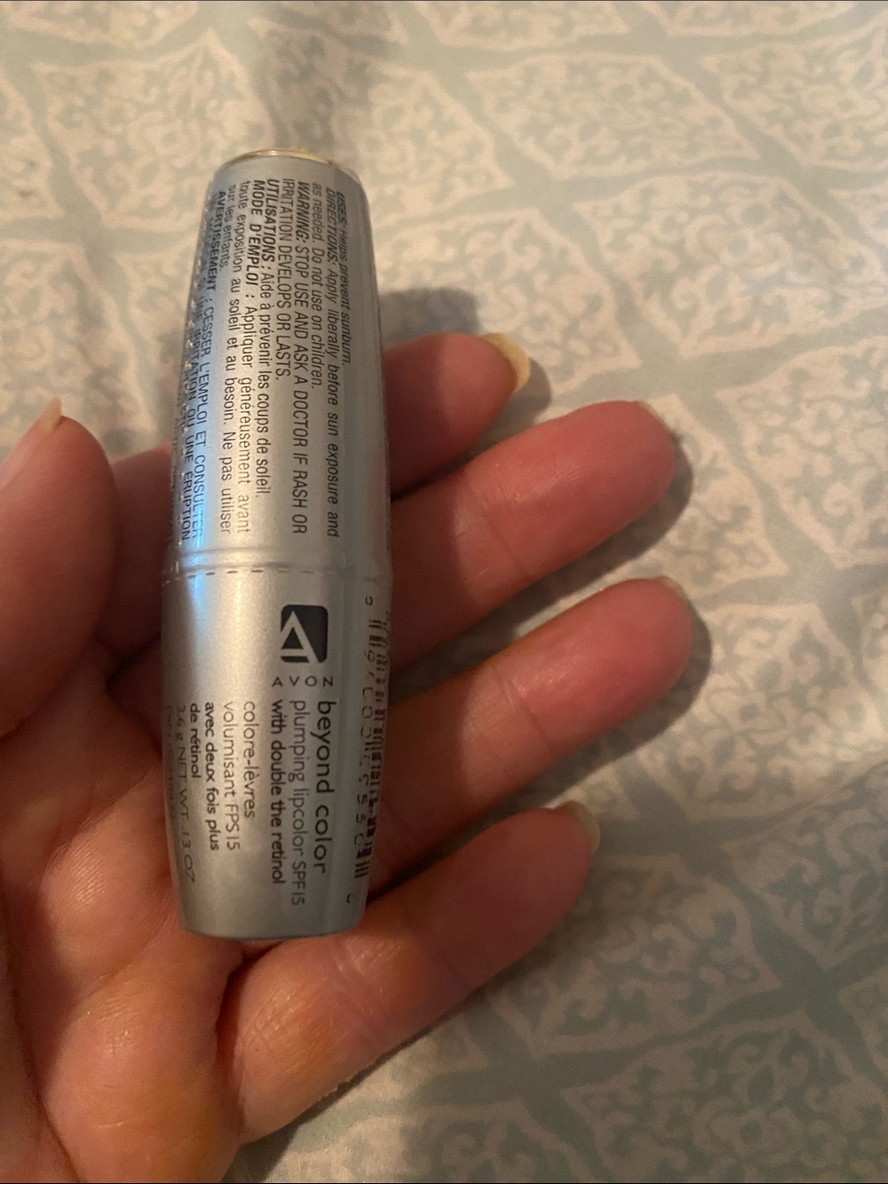 Avon Beyond Color Lipstick - Silver